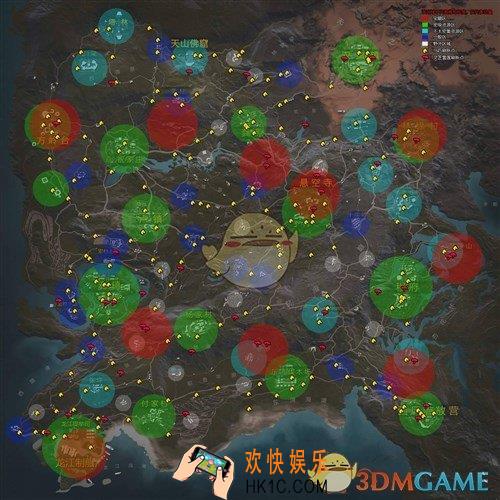 武侠乂手游哪些地方刷武器马匹多_地图资源分布详解