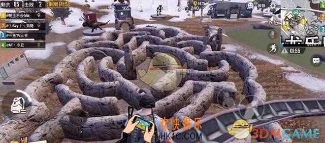 刺激战场雪地地图迷宫在哪_雪地地图迷宫位置分布详解