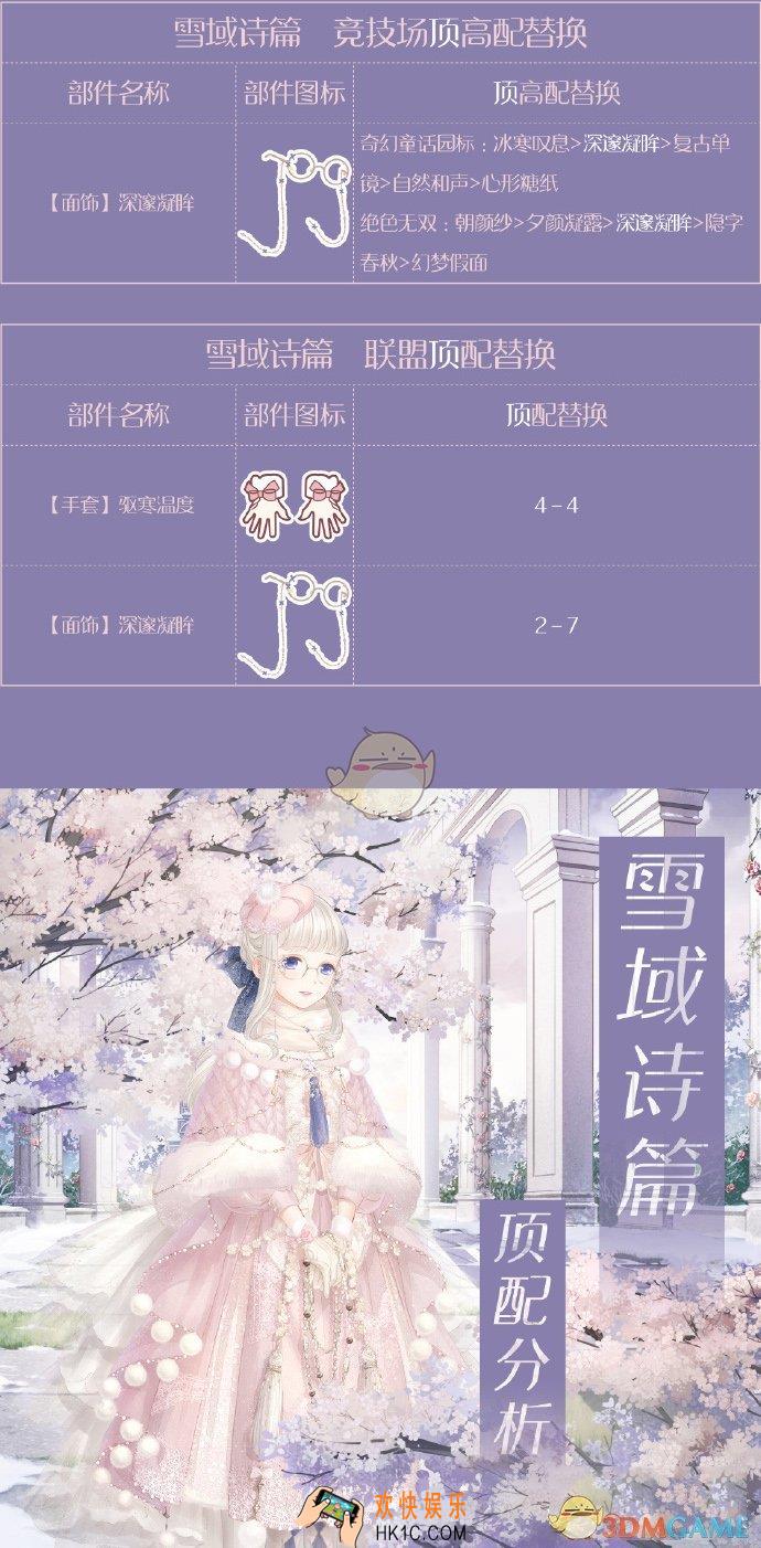 奇迹暖暖雪域诗篇顶配分析_雪域诗篇顶配介绍