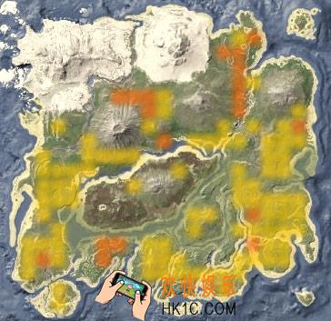 方舟生存进化手机版禽龙位置分布介绍_禽龙在地图哪里