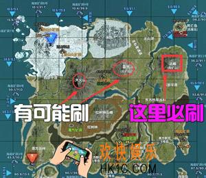 方舟生存进化手游狮鹫坐标位置介绍_狮鹫哪里刷新