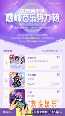 QQ炫舞手游势力榜怎么打_势力榜打榜攻略