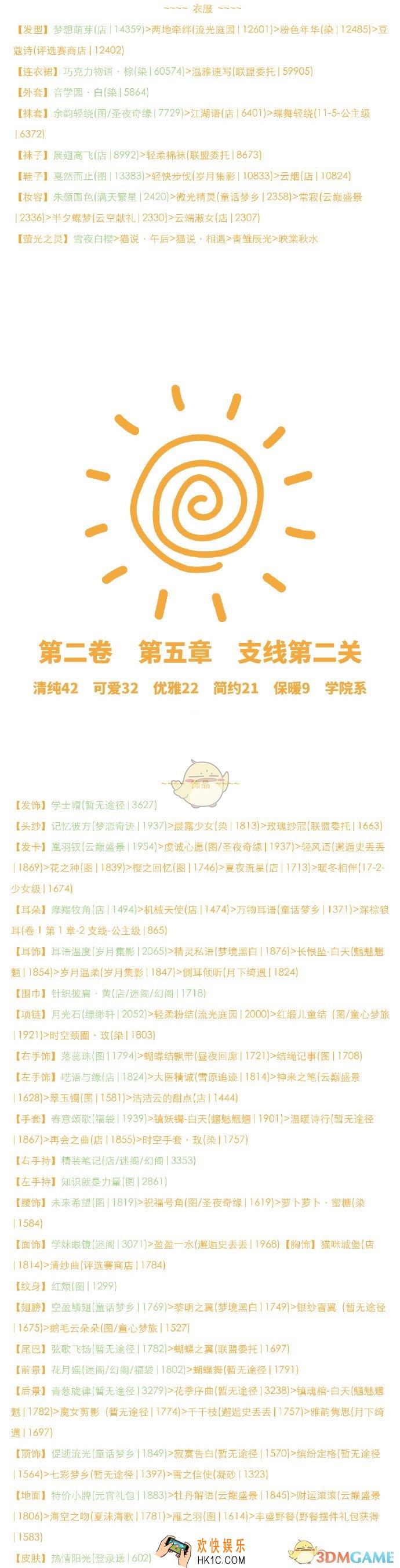 奇迹暖暖第二卷5
