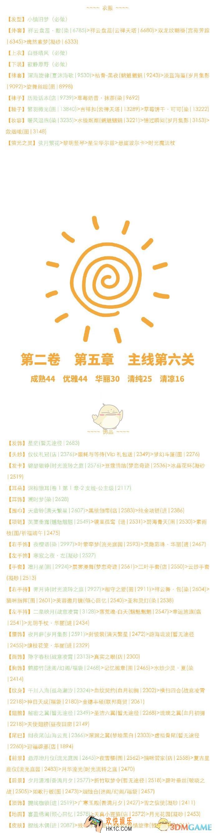 奇迹暖暖第二卷5