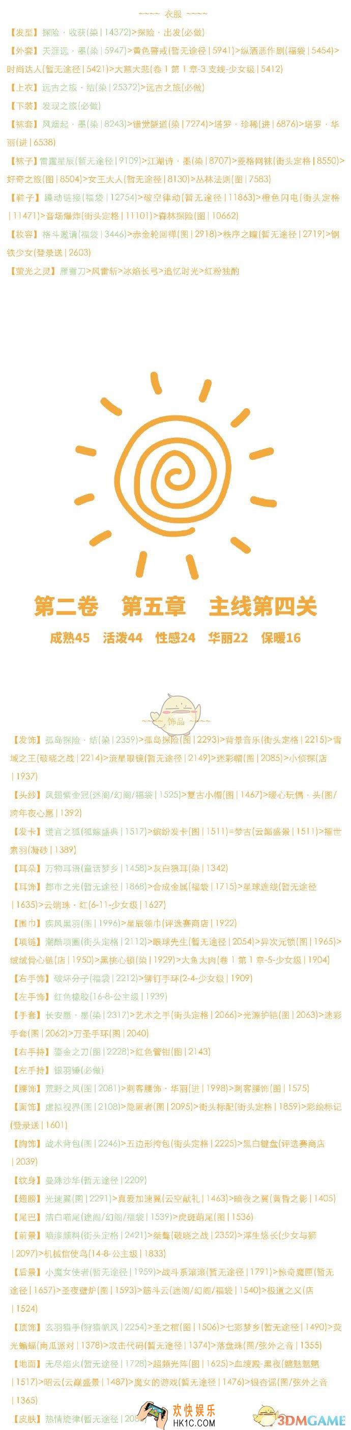 奇迹暖暖第二卷5