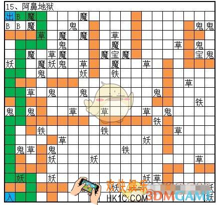 想不想修真冥界图15阿鼻地狱的怎么偷图_通关路线攻略_BOSS属性数据