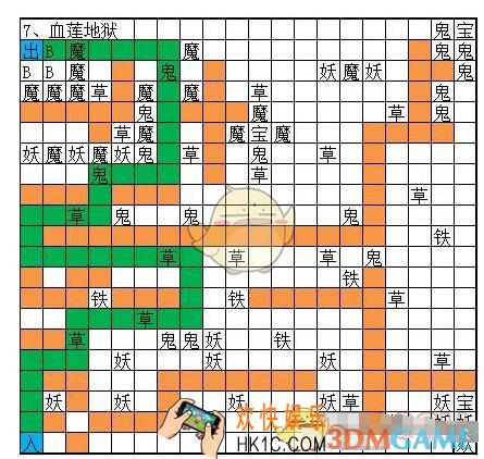 想不想修真冥界图7血莲地狱的怎么偷图_通关路线攻略_BOSS属性数据