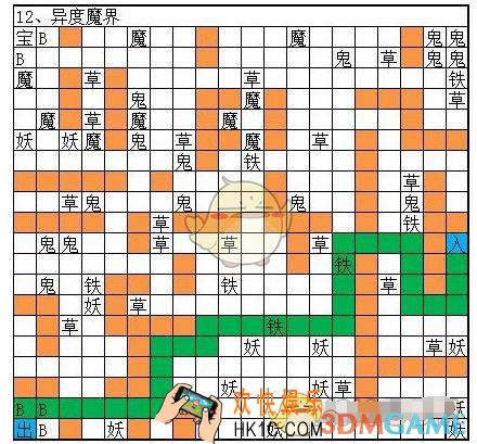 想不想修真魔界图12异度魔界怎么偷图_通关路线攻略_BOSS属性数据