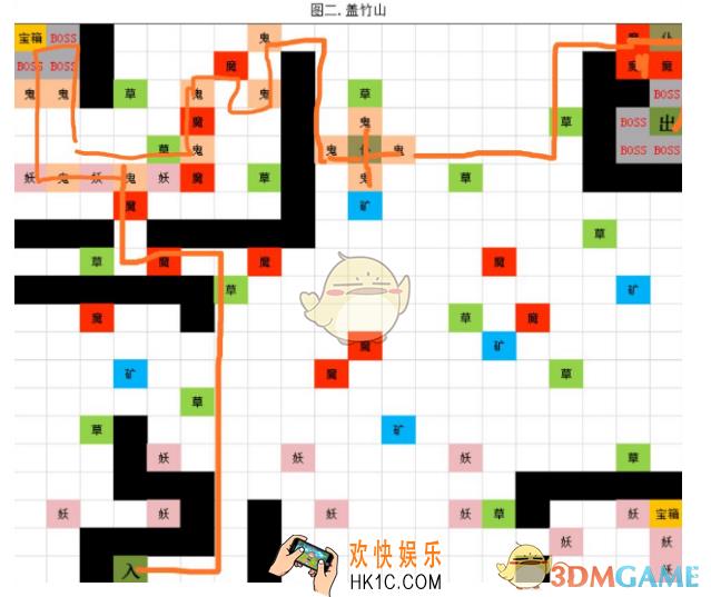 想不想修真图2盖竹山怎么过_图2盖竹山地图路线攻略