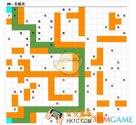 想不想修真仙界东极天图28怎么过_东极天图28通关路线攻略