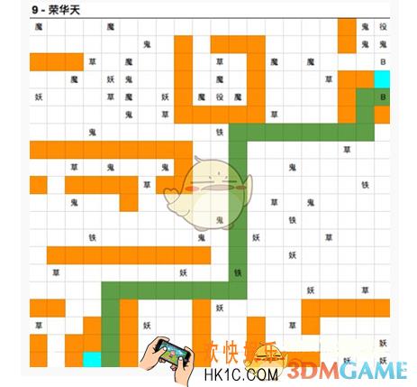想不想修真荣华天图9怎么过_荣华天图9路线攻略