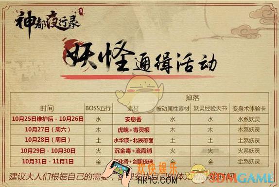 神都夜行录妖怪通缉活动怎么玩_妖怪通缉活动玩法介绍