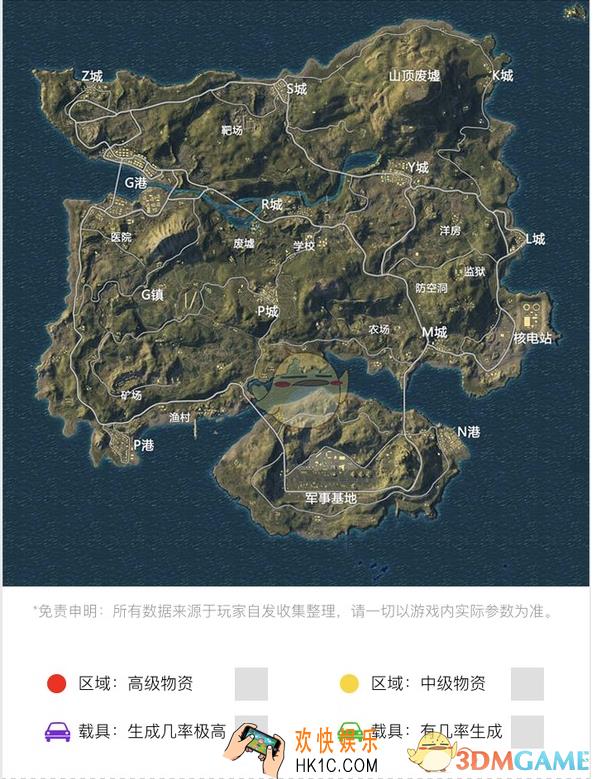 绝地求生：刺激战场哪里的物资最肥_物资最丰厚的地点