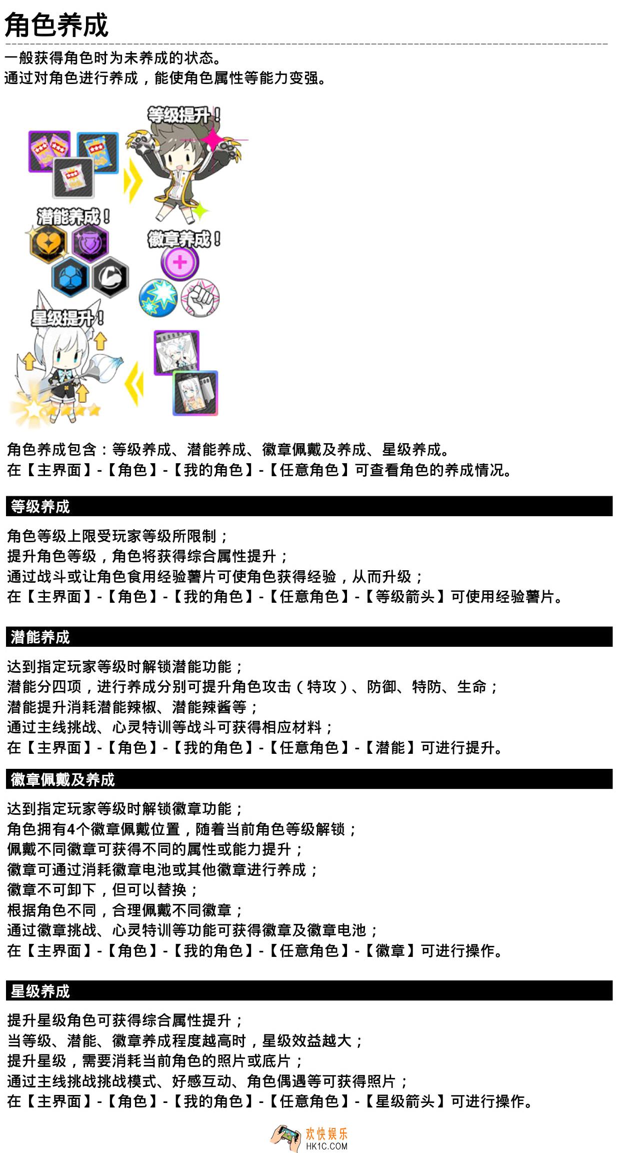 心灵战争角色养成方法介绍_角色怎么养成