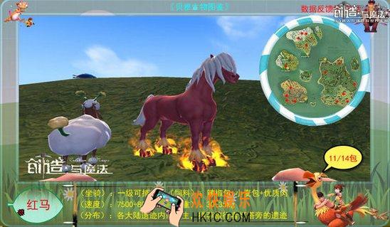 创造与魔法红马属性 红马分布位置及捕捉方法