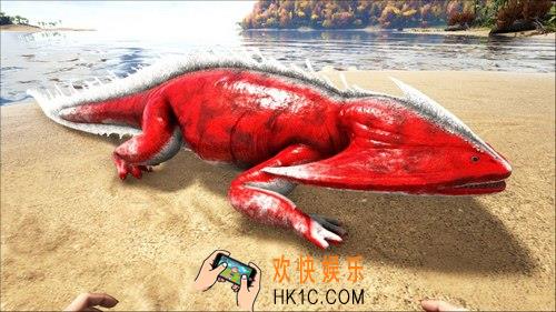 方舟生存进化手游笠头螈哪里有 笠头螈驯服攻略