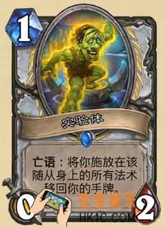 炉石传说新版本砰砰计划新卡图鉴_实验体卡牌介绍