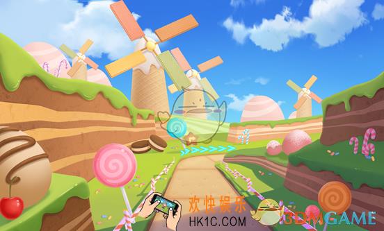 qq飞车手游糖果乐园图鉴介绍_糖果乐园赛道跑法视频