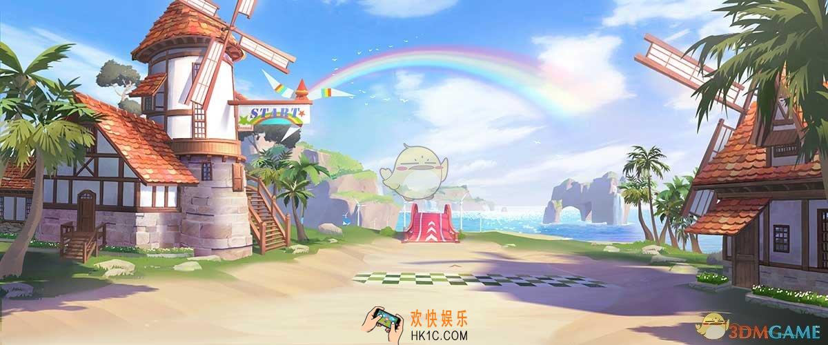 qq飞车手游反向彩虹风车岛图鉴介绍_反向彩虹风车岛跑法视频