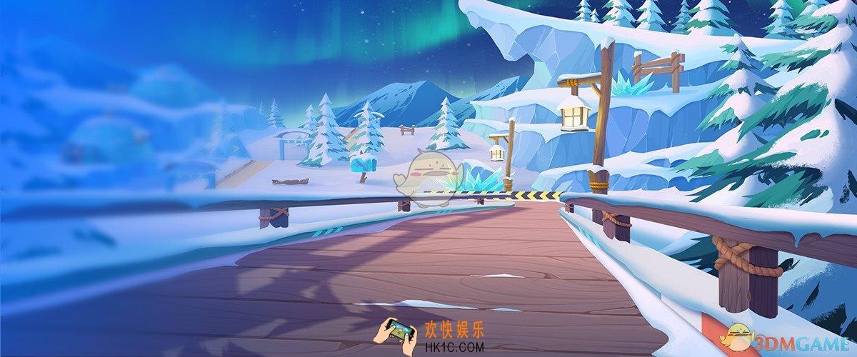 qq飞车手游极地冰镇图鉴介绍_极地冰镇赛道跑法视频