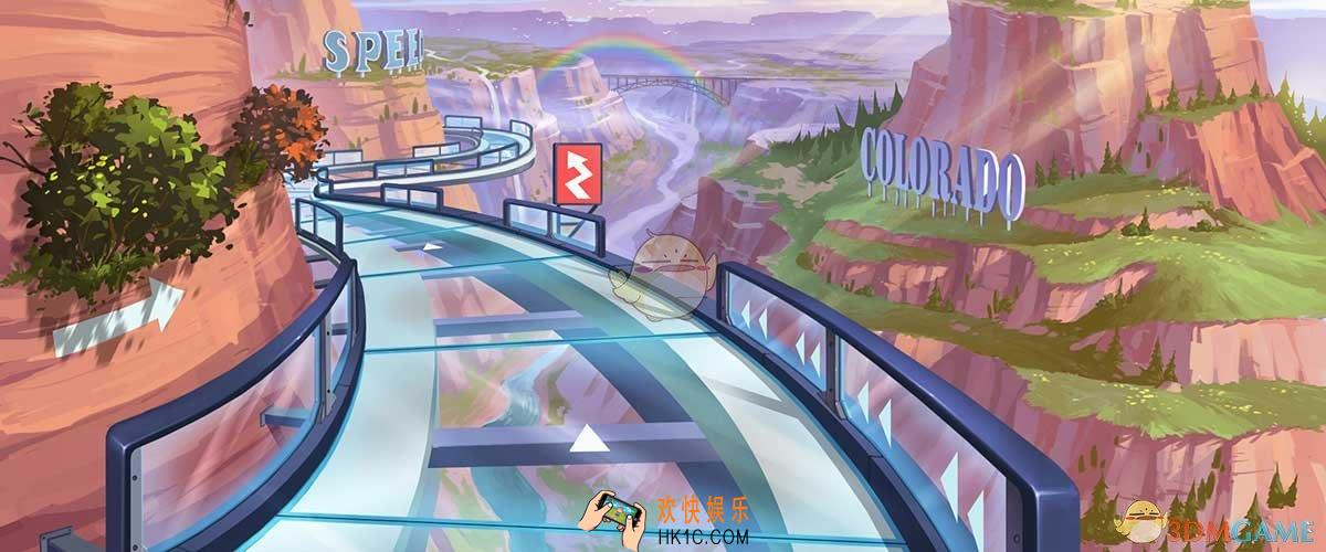 qq飞车手游美洲大峡谷图鉴介绍_美洲大峡谷赛道跑法视频