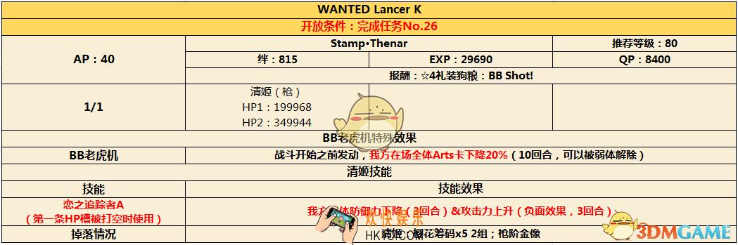 命运冠位指定CCC联动通缉本第三幕配置_FGOCCC联动通缉本第三幕敌方阵容