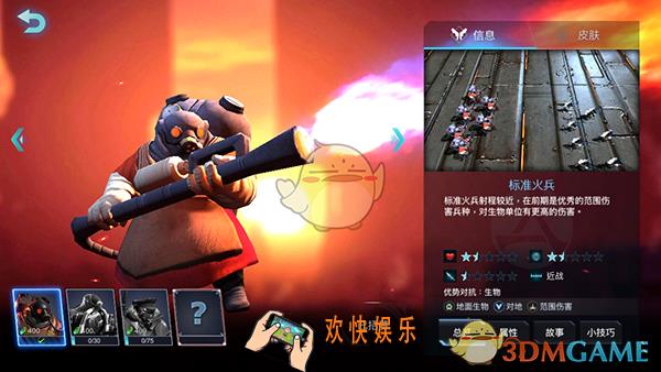 战争艺术赤潮人族标准火兵怎么样_人族标准火兵属性技能介绍