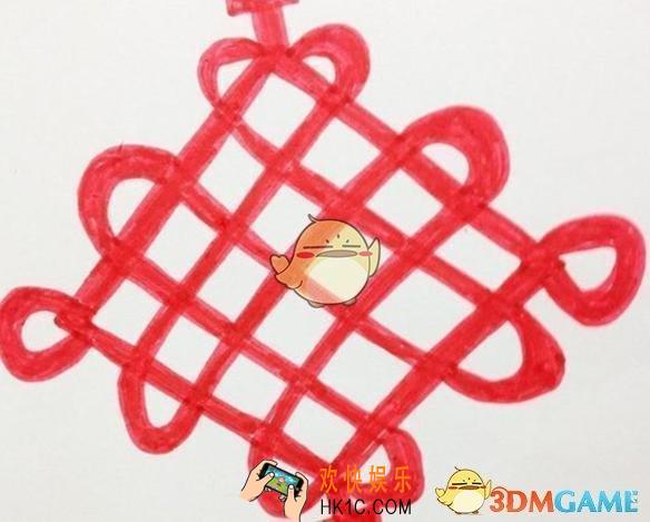 抖音中国结是怎么画出来的 中国结画法介绍