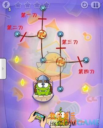 割绳子玩穿越中世纪第4关图文攻略_中世纪第4关怎么过