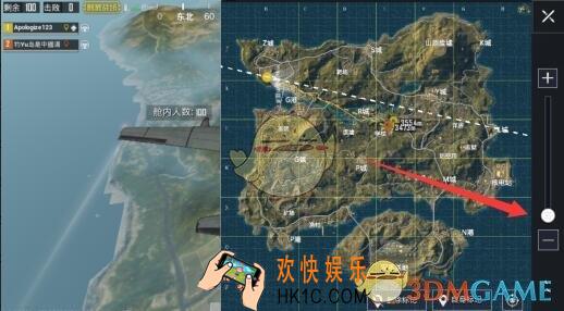 绝地求生刺激战场地图缩放功能使用方法介绍_怎么放大缩小地图