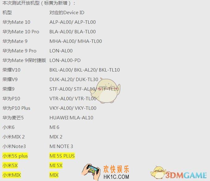 绝地求生刺激战场哪些手机可以玩 什么手机可以流畅运行