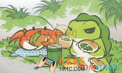 旅行青蛙螃蟹明信片获取方法 和螃蟹一起吃饭的明信片怎么得