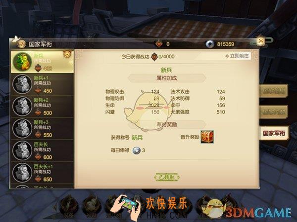 轩辕剑之汉之云军衔系统介绍_军衔系统怎么玩