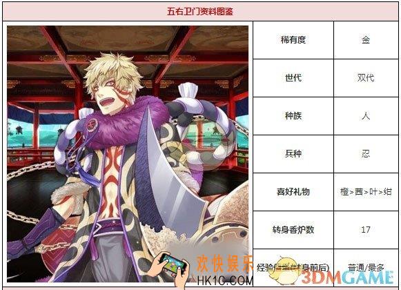 一血万杰五右卫门值得培养吗 五右卫门属性技能介绍
