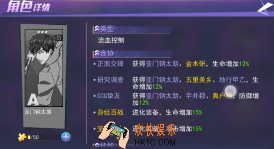 东京战纪亚门钢太郎怎么获取 技能是什么值得培养吗