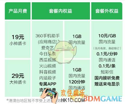 360神盾卡多少钱怎么收费_360神盾卡收费情况一览