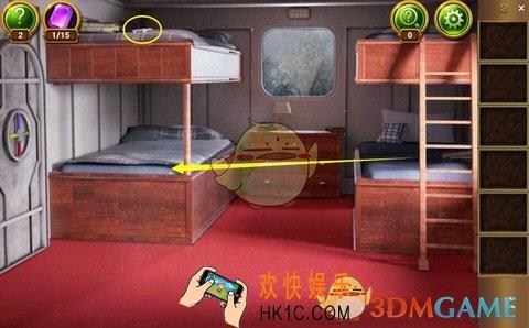 密室逃脱22海上惊魂第二关图文攻略_密室逃脱22海上惊魂第二关怎么过