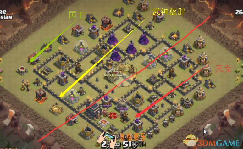 部落冲突9本天女天蓝武神猪怎么打_部落冲突9本天女天蓝武神猪打法介绍