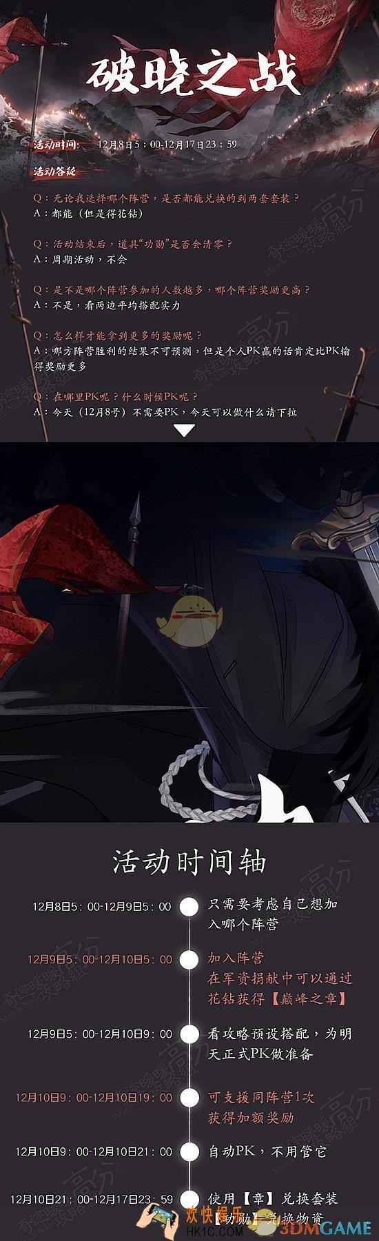 奇迹暖暖黎明前线活动说明_奇迹暖暖黎明前线活动攻略