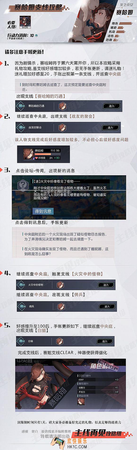 永远的7日之都赛哈姆支线攻略_永远的7日之都赛哈姆支线攻略介绍