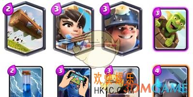 皇室战争滚木矿工流怎么玩_皇室战争滚木矿工流卡组怎么搭配