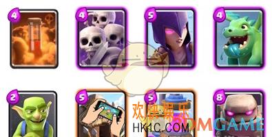 皇室战争女巫毒石流怎么玩_皇室战争女巫毒石流卡组怎么搭配