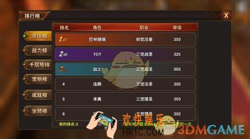 黑暗与荣耀排行榜介绍_黑暗与荣耀排行榜是什么