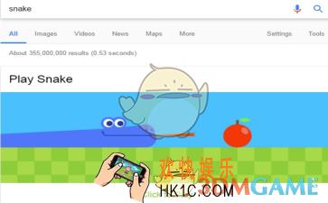 谷歌搜索snake会出现什么_谷歌搜索snake有什么变化