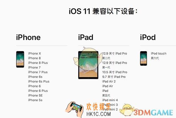 iphoneios11更新了哪些内容_iPhoneiOS11更新内容大全