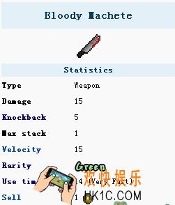 泰拉瑞亚手机版鲜血屠刀怎么样_泰拉瑞亚手机版鲜血屠刀厉害吗
