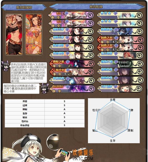 神代梦华谭道德2卡组怎么搭配_神代梦华谭道德2卡组搭配推荐