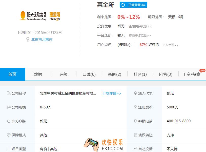 惠金所靠不靠谱_惠金所安全性详解