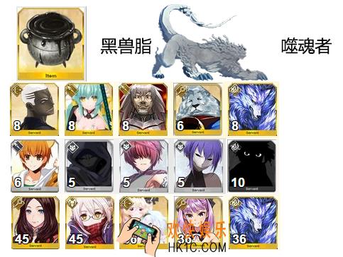 FGO黑兽脂谁用_命运冠位指定黑兽脂需求从者介绍