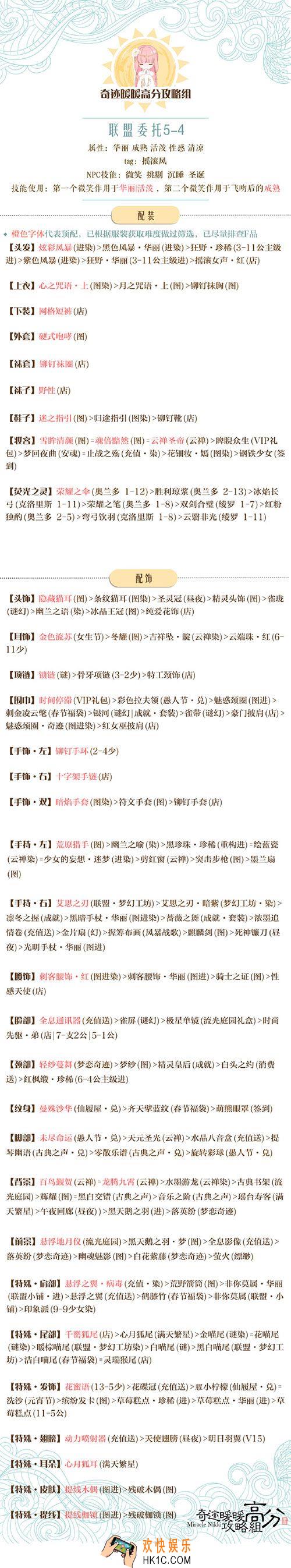 奇迹暖暖联盟委托5